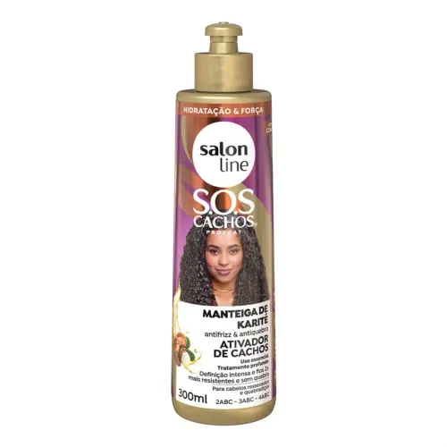 Ativador de Cachos Salon Line SOS Cachos Manteiga de Karitê 300ml