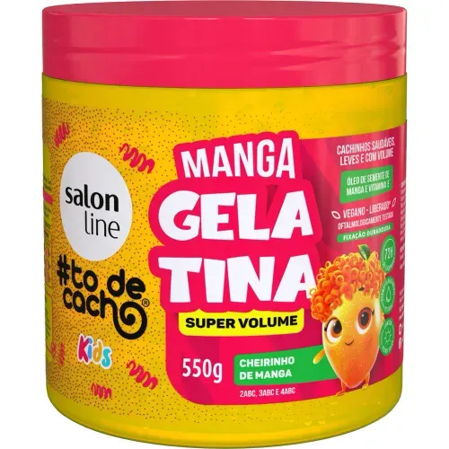 Gelatina Salon Line #Todecacho Kids Super Volume Manga 550g