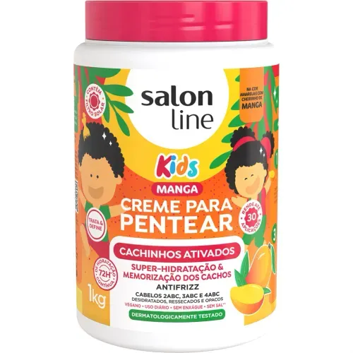Creme para Pentear Salon Line Cachinhos Ativador Manga 1kg