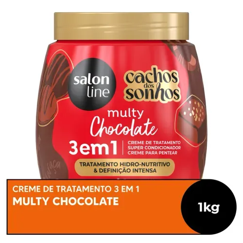Creme de Tratamento Salon Line Multy Cachos dos Sonhos Chocolate 1kg
