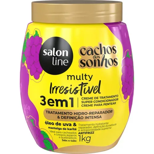 Creme de Tratamento Salon Line Multy Cachos dos Sonhos Irresistível 1kg