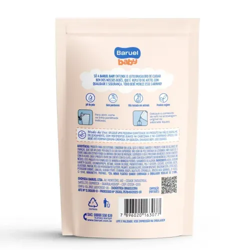 Sabonete de Glicerina Líquido Baruel Baby Refil 210ml