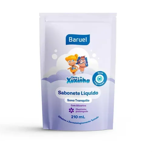 Sabonete Líquido Baruel Turma da Xuxinha Sono Tranquilo 210ml