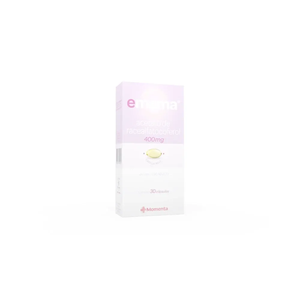 Emama 400mg com 30 cápsulas gelatinosas