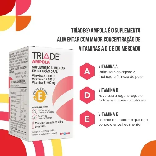 Suplemento Alimentar Triade com 1 Ampola 3ml