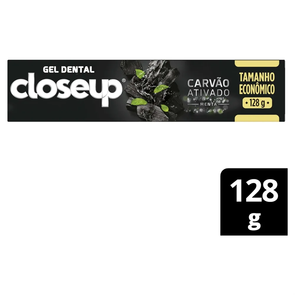 Creme Dental Closeup Carvão Ativado 128g