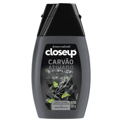 Creme Dental Closeup Carvão Ativado Menta 100g