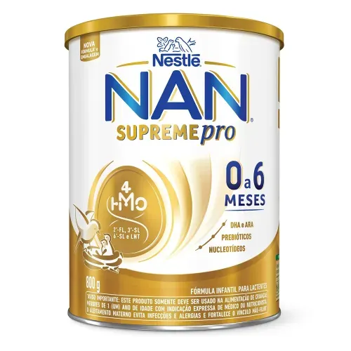 Fórmula Infantil Nan Supreme Pro 0 a 6 Meses 800g