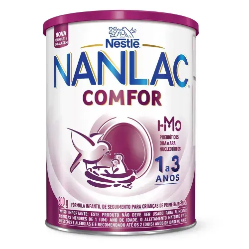 Fórmula Infantil Nanlac Comfor 1 a 3 800g