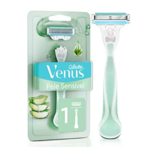 Aparelho de Barbear Gillette Vênus Pele Sensível com 1 Unidade