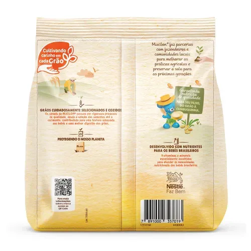 Cereal Infantil Mucilon Arroz e Aveia 360g