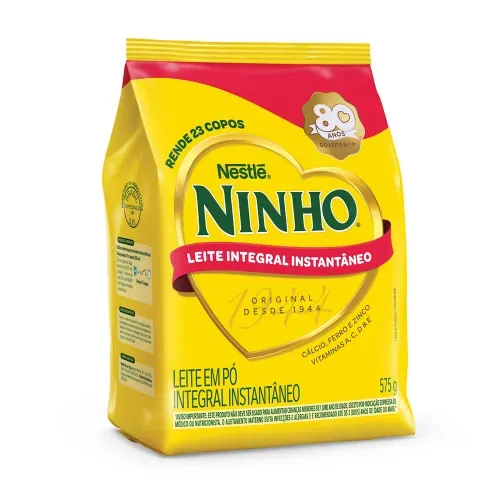 Leite em Pó Ninho Integral Instantâneo Sachê 575g