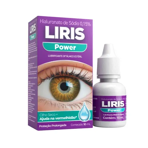 Lubrificante Oftálmico Estéril Liris Power 10ml