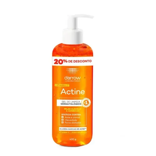 Gel de Limpeza Actine Peles Oleosas e Acneicas 400g com 20% de Desconto