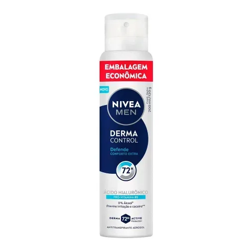 NIVEA MEN Desodorante Aerossol Derma Control Defende 200ml