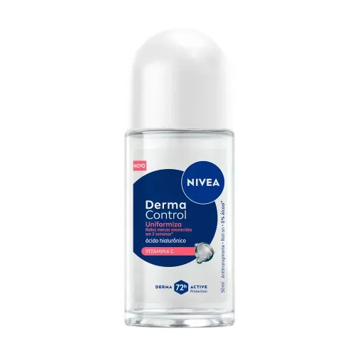 NIVEA Desodorante Roll-on Derma Control Uniformiza 50ml