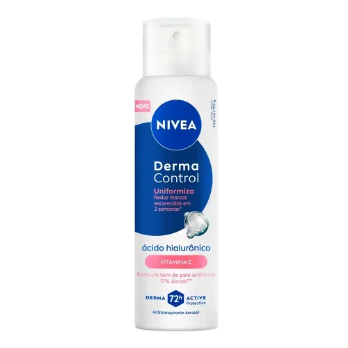 NIVEA Desodorante Aerossol Derma Control Uniformiza 150ml