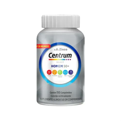 Suplemento Alimentar Centrum Select Homem 50+ com 150 Comprimidos