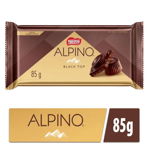 Chocolate ALPINO Black Top 85g