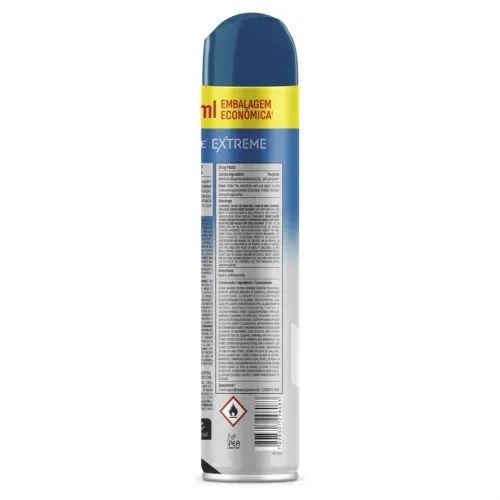 Antitranspirante Aerossol Above Men Extreme Invisible Movement 200ml Spray Embalagem Econômica