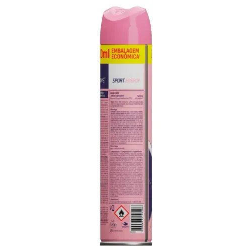 Antitranspirante Aerossol Above Women Sport Energy 200ml Spray Embalagem Econômica