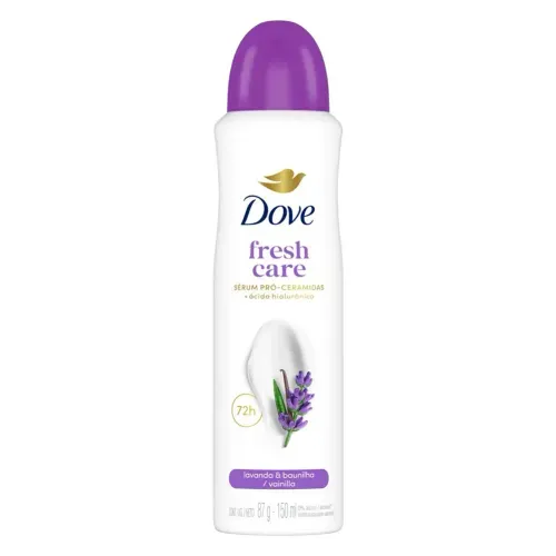 Desodorante Aerosol Dove Fresh Care Lavanda e Baunilha 150ml