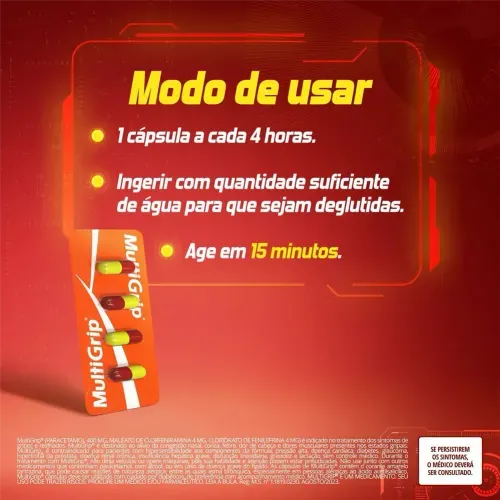 Multigrip com 4 Cápsulas