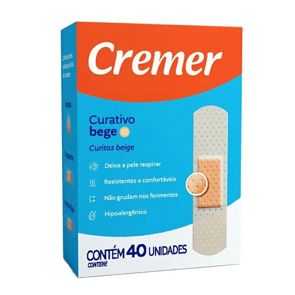Curativo Bege Cremer com 40 Unidades