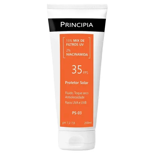 Protetor Solar Princípia Skincare PS-03 FPS 35 com 200ml