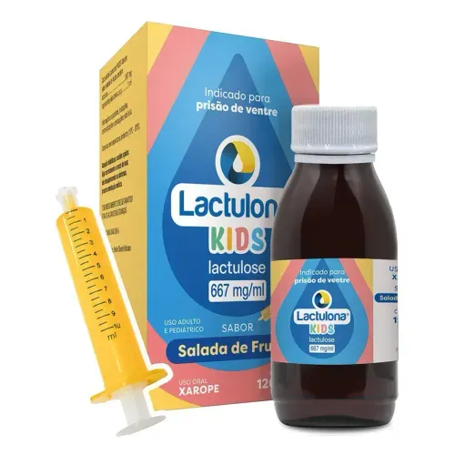 Lactulona Kids Xarope 120ml + Seringa Dosadora