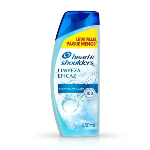 Shampoo Head&Shoulders Limpeza Eficaz 650ml