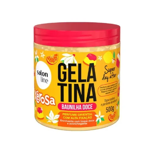 Gelatina Capilar Salon Line Xêrosa Baunilha Doce 500g