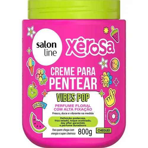 Creme para pentear Salon Line Xêrosa Vibes Pop 800g
