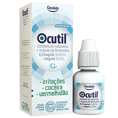 Ocutil 0,25+3mg/ml Solução Oftálmica 15ml