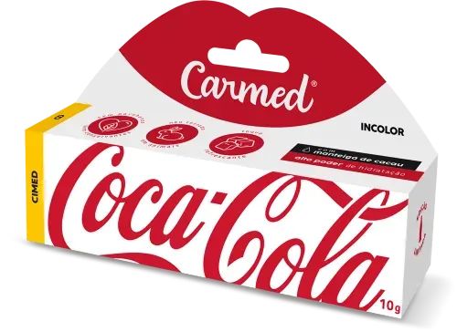 Hidratante Labial Carmed Coca-Cola Incolor 10g