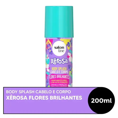 Body Splash Salon Line Xêrosa Flores Brilhantes 200ml