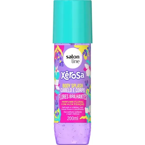 Body Splash Salon Line Xêrosa Flores Brilhantes 200ml