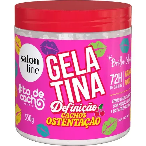 Gelatina Modeladora Salon Line #Todecacho Cachos Ostentação 550g