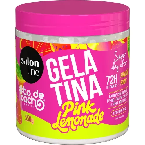 Gelatina Modeladora Salon Line #Todecacho Pink Lemonade 550g