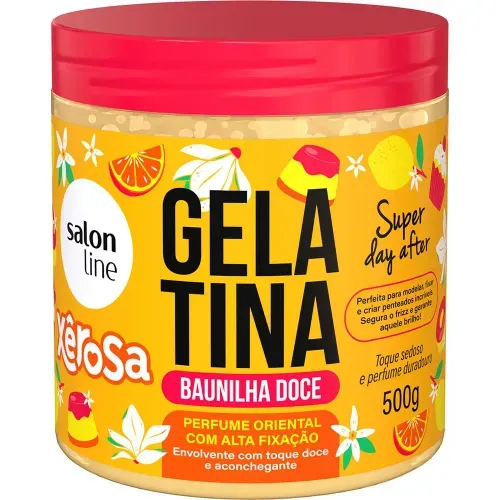 Gelatina Capilar Salon Line Xêrosa Baunilha Doce 500g