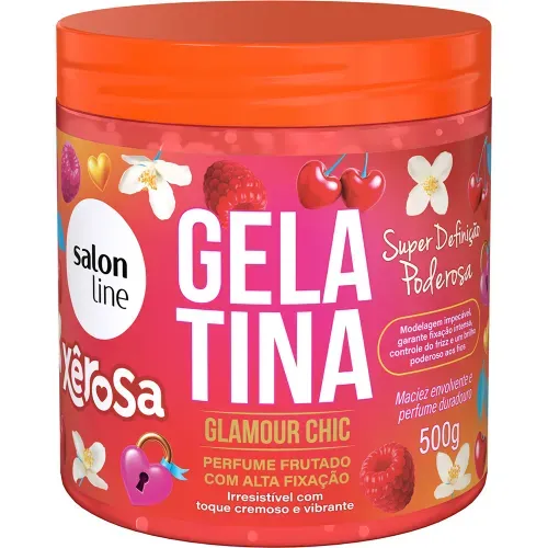 Gelatina Capilar Salon Line Xêrosa Glamour Chic 500g