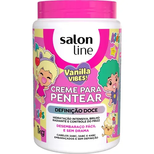 Creme de Tratamento Salon Line Definição Doce Vanilla Vibes! 1kg