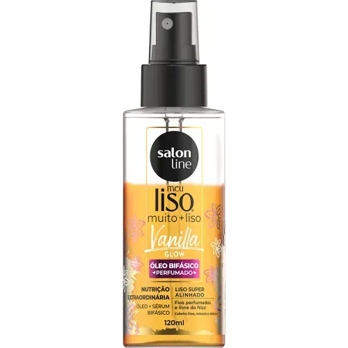 Óleo Bifásico Salon Line Meu Liso Vanilla Glow 120ml