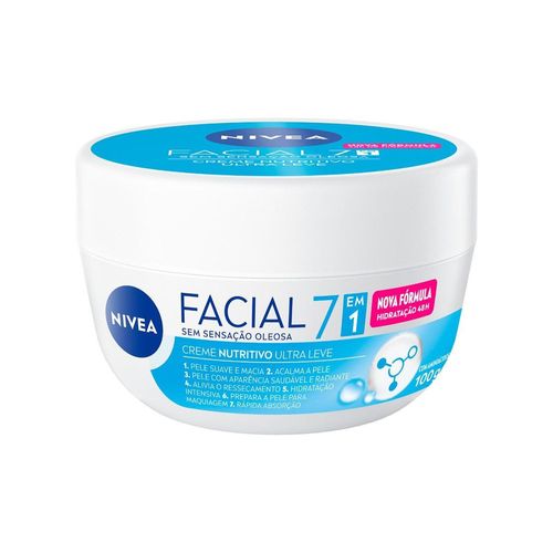 NIVEA Creme Facial Nutritivo Ultraleve 7 em 1 100g