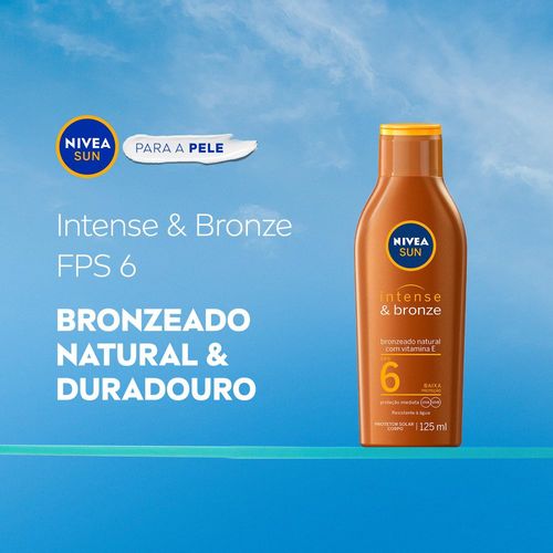 Nivea Sun Loção Bronzeadora Intense & Bronze FPS 6 125ml