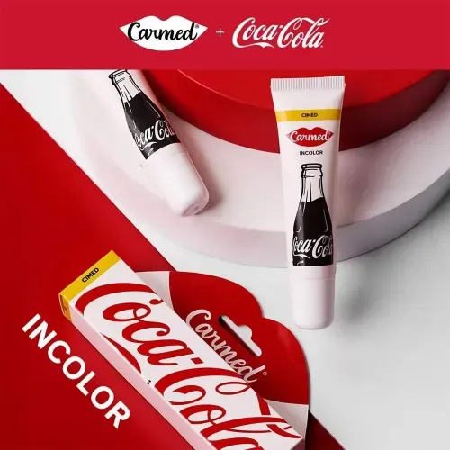 Hidratante Labial Carmed Coca-Cola Incolor 10g