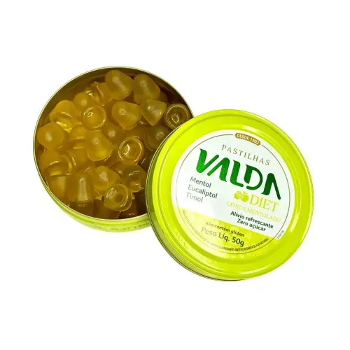 Valda Diet Citrus Lata Com 50g