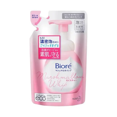 Espuma de Limpeza Bioré Marshmallow Moist Refil 130ml