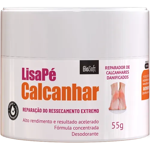 Creme Lisa Pé Calcanhar 55g