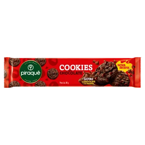 Cookies Piraquê Chocolate 80g
